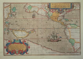 Map of the Pacific, China and America, 1589